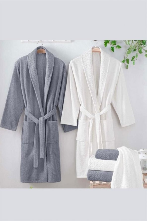 Schafer Pera Banyo Seti 6 Parça Gri-Ekru