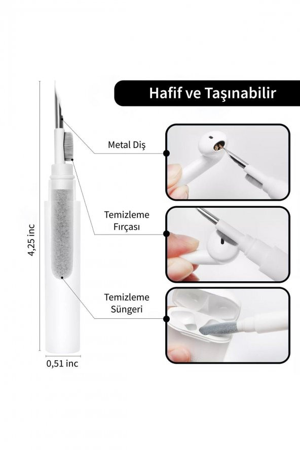 Kir Temizleme Aparatı Kulaklık Temizleme Kiti - 4