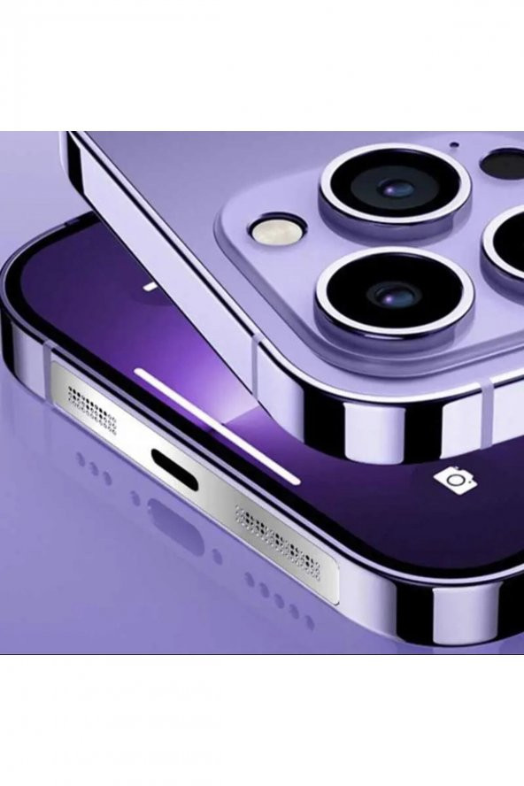 1 Adet Hoparlör Toz Önleyici Gümüş Renk Bant - Iphone 14/14 Pro/14 Pro Max/13/13 Pro/13 Pro Max - 6