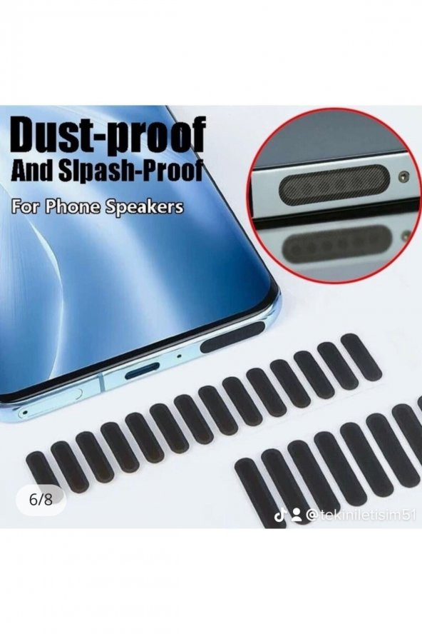 Cep Telefonu Için Mikrofon Ve Hoparlör Toz Ve Su Koruyucu - 3