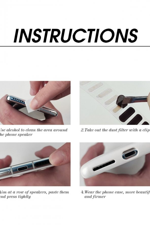 15 Adet Cep Telefonu Hoparlörü Için Toz Önleyici Sticker Hoparlör Ve Mikrafon Koruyucu - 5