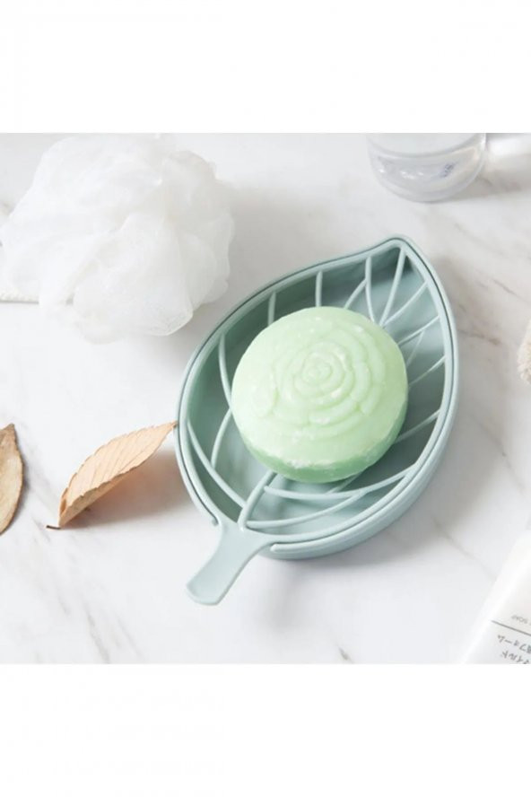 Yaprak Tasarımlı Hazneli ve Izgaralı Sabunluk - 3