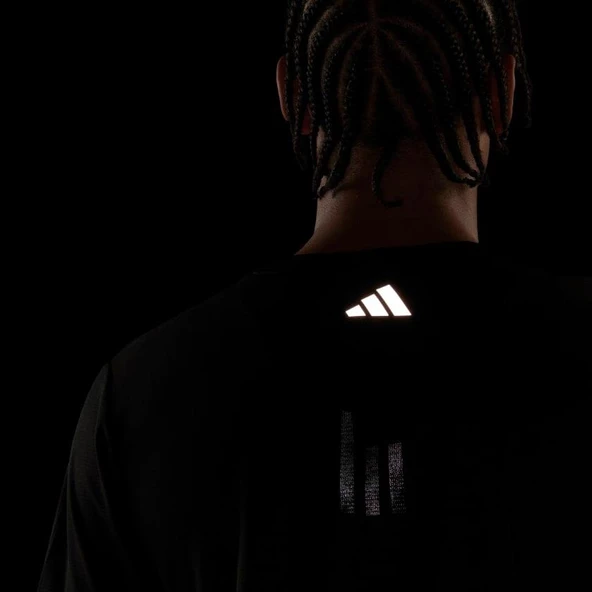 ADİDAS ERKEK TİŞÖRT RUN ICONS 3 BAR HR3243 - 6