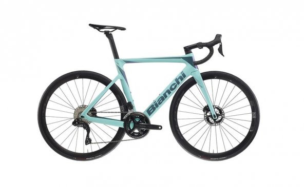 BIANCHI OLTRE RACE 105 DISC KARBON ERKEK YOL YARIŞ BİSİKLETİ 500H HD 28 JANT 12 VİTES IRID MAT
