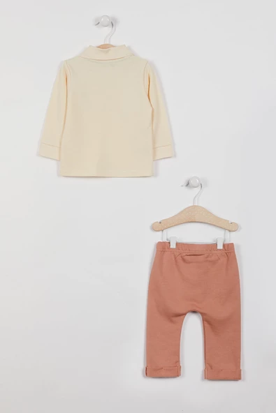 U.S POLO KIZ BEBEK UZUN KOL 2'Lİ TAKIM USB904 - 11