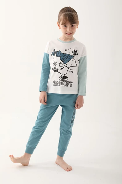 ROLYPOLY KIZ ÇOCUK UZUN KOL PİJAMA TAKIM L1615-3 - 12