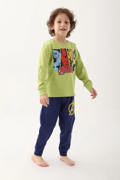 ROLYPOLY ERKEK ÇOCUK UZUN KOL PİJAMA TAKIM D4843-3 - 12