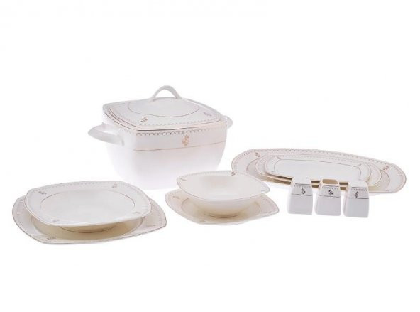 Emsan Yemek Takımı 60 Parça HS Bone Belinda - 8