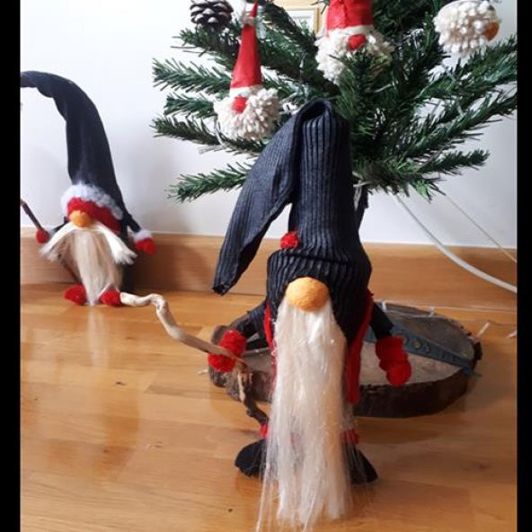 yılbaşı şans cücesi gnome 28 cm ürün görseli