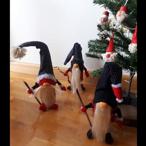 yılbaşı şans cücesi gnome 28 cm - Resim 2