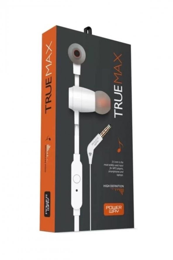 POWERWAY TRUEMAX MİKROFONLU KULAKLIK