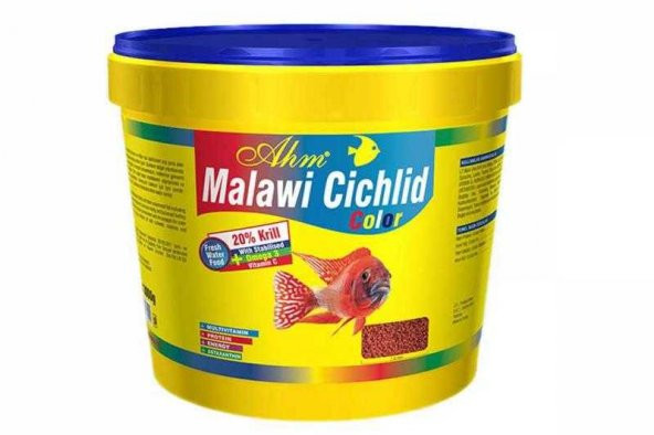 Ahm Malawi Cichlid Colour 100 gr Açık Poşette