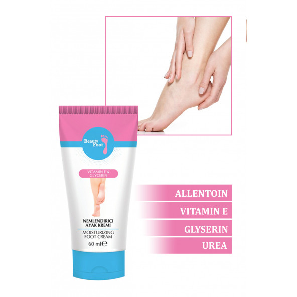 Beauty Foot Nemlendirici Ayak Bakım Kremi 60 ml - 4
