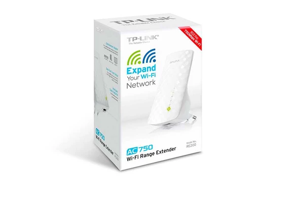 Tp-Link RE200 750 Mbps Wifi Range Extender-Menzil Genişletici AC750 - 2