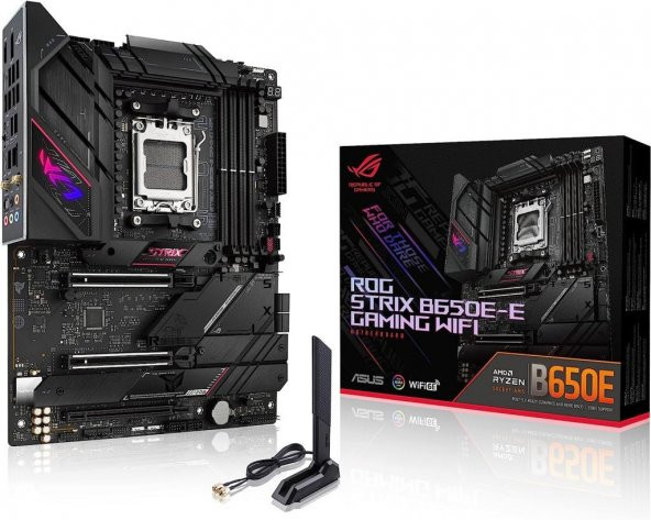 Asus Rog Strix B650E-E Gaming Wi-Fi AMD AM5 DDR5 ATX Anakart - 1