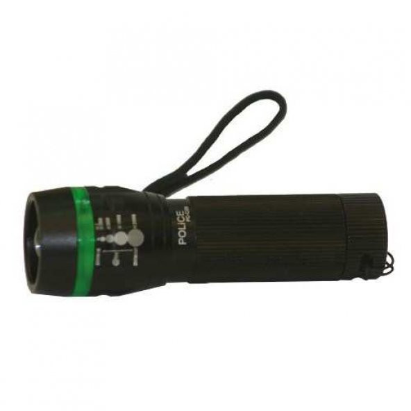 Polıce PC-30 Cree Led+zoom El Feneri ( 3 Tane İnce Kalem Pille Çalışır) - 1