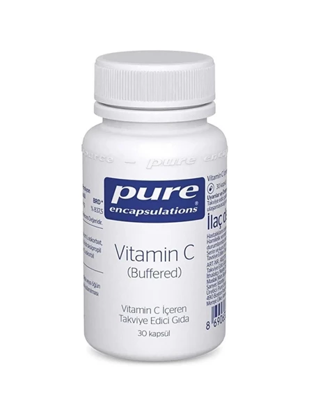 Pure Encapsulations Vitamin C Buffered 30 Kapsül