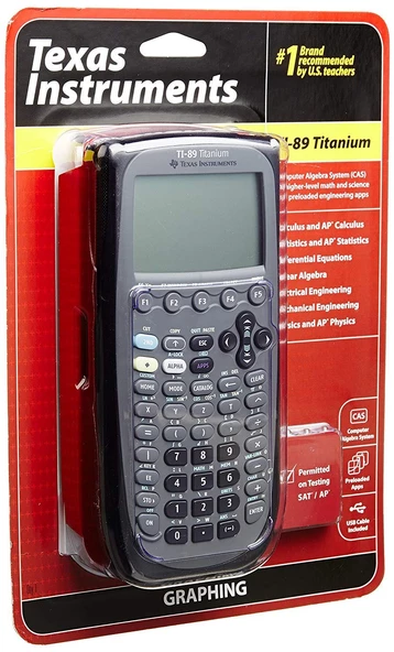 Texas Instruments TI-89 Titanium Grafik Hesap Makinesi Siyah