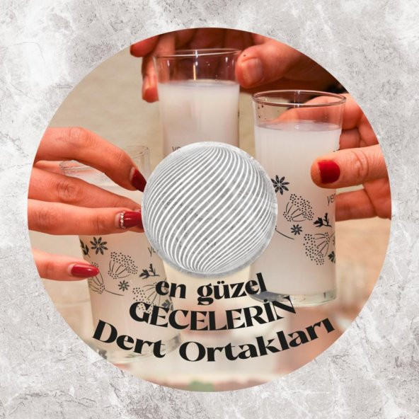 Veraart Işıklı En Güzel Gecelerin Dert Ortakları Bardak Altlığı - 2