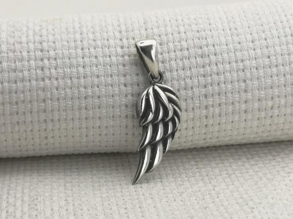 Kanat Tasarımlı 925 Ayar Gümüş Kolye Ucu ürün görseli
