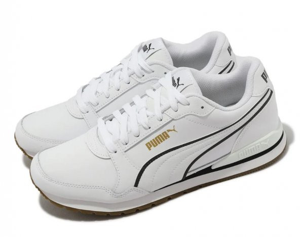 Puma St Runner V3 Bold Erkek Beyaz Spor Ayakkabısı 38812805