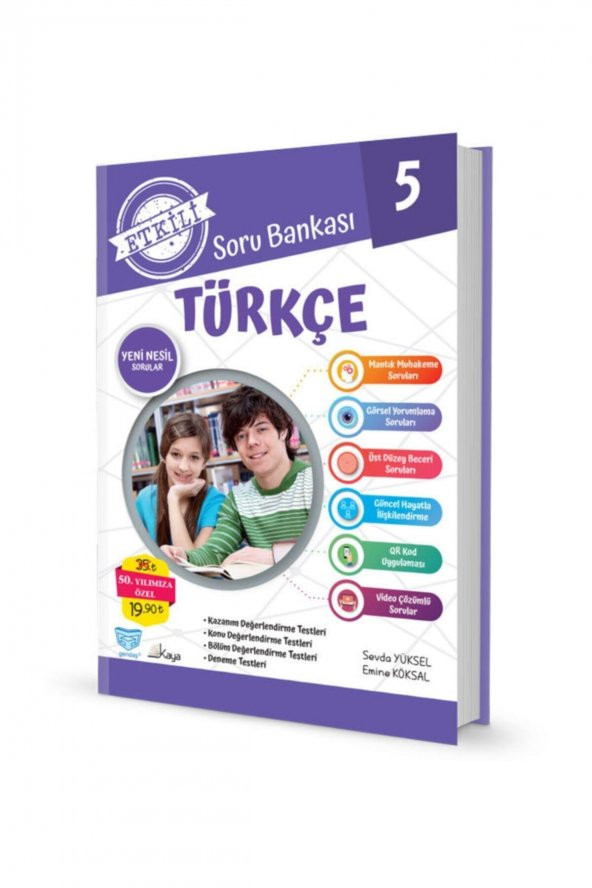 Gendaş Yayınları 5. Sınıf Türkçe Etkili Soru Bankası