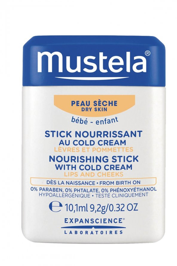 Mustela Hydra Stick With Cold Cream Nutri-Protective 10Gr