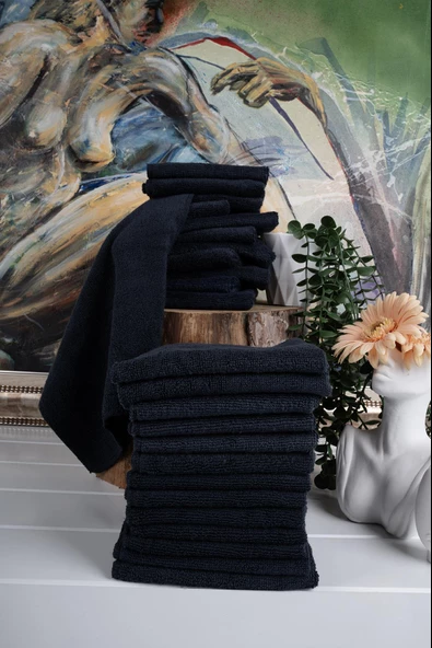 %100 Pamuk 1 Kilogram 30x30 Cm Havlu & Havlu Seti - 11