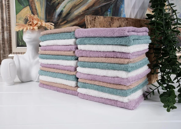 %100 Pamuk 1 Kilogram 30x30 Cm Havlu & Havlu Seti - 4