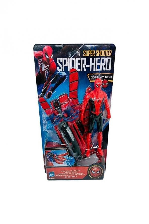 Ethem Oyuncak Spiderman Figür Ağ Atan Eldiven YK5991-7P W13, Spiderman Figürü ve Ağ Atan Eldiveni - 2