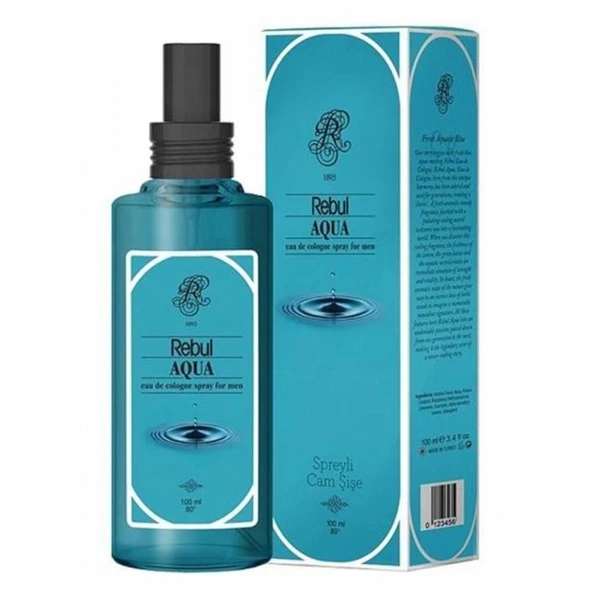 Rebul 125ml Aqua Spreyli Kolonya Pet