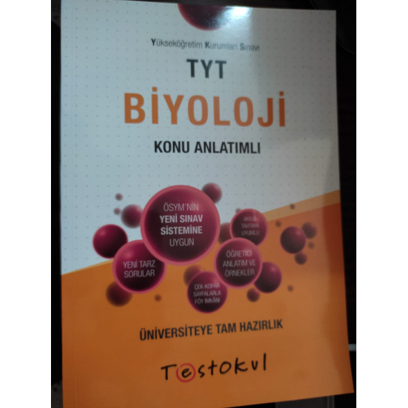 TESTOKUL TYT BİYOLOJİ KONU ANLATIMI