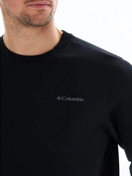 Columbia C1094 Erkek Büyük Beden İki İplik Sıfır Yaka Sweatshirt - 4