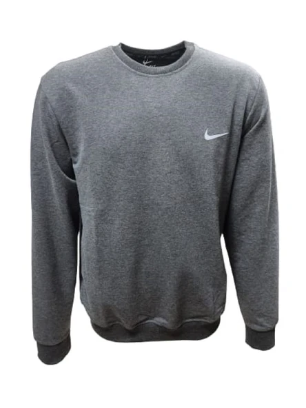 Nike N1090 Erkek Büyük Beden İki İplik Sıfır Yaka Sweatshirt ürün görseli