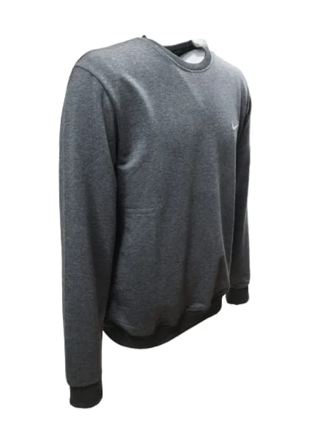 Nike N1090 Erkek Büyük Beden İki İplik Sıfır Yaka Sweatshirt - Resim 2