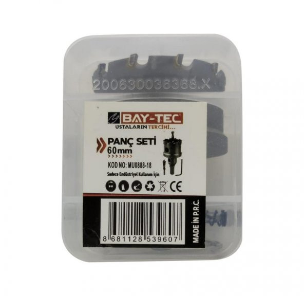 Bay-Tec MU0888-18 Tct Metal Delme Panç Seti Takımı 60 mm - 3