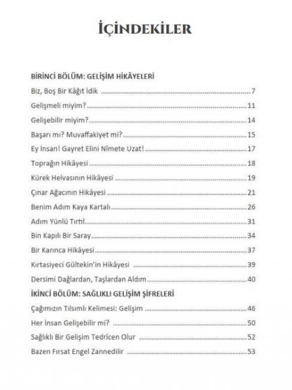 Gelişim Hikayeleri - 3