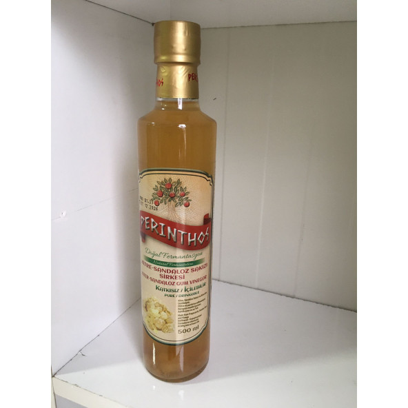 PERİNTHOS NEŞE NATURAL DOĞAL KİTRE-SANDALOZ SAKIZI SİRKESİ 500 ML CAM ŞİSE