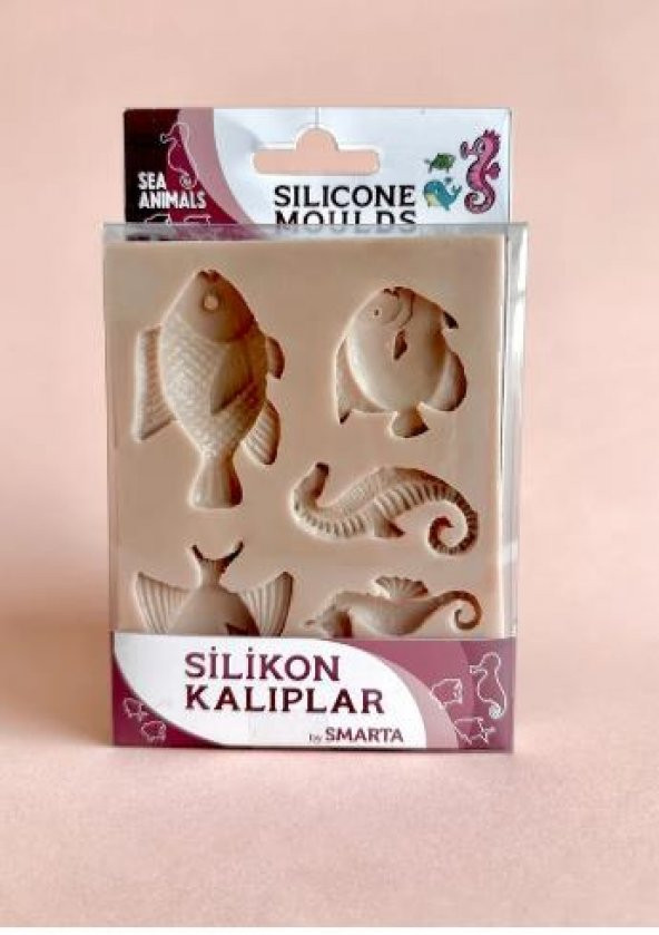 Smarta Silikon Kalıp - Deniz Hayvanları