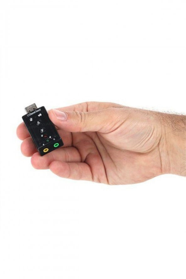 4506 7.1 3.5mm Usb Ses Kartı Mikrofon Kulaklık Harici - 3