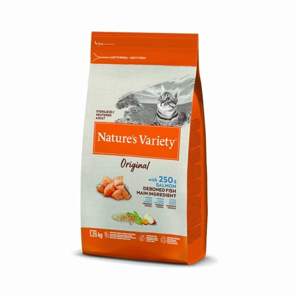 Nature's Variety Cat Sterilized Salmon 1,25 Kg ürün görseli