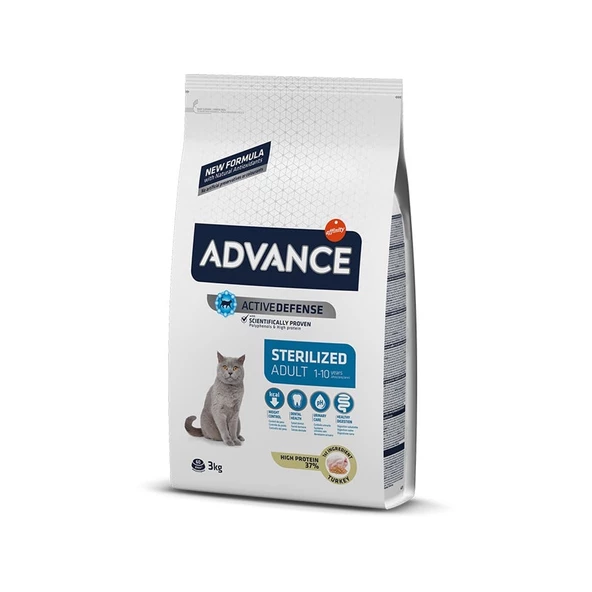 Advance Hindili Kısırlaştırılmış Kedi Maması 3 Kg