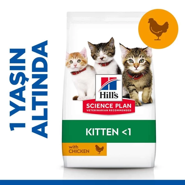 Hills Kitten Tavuk Etli Yavru Kedi Maması 1,5 Kg