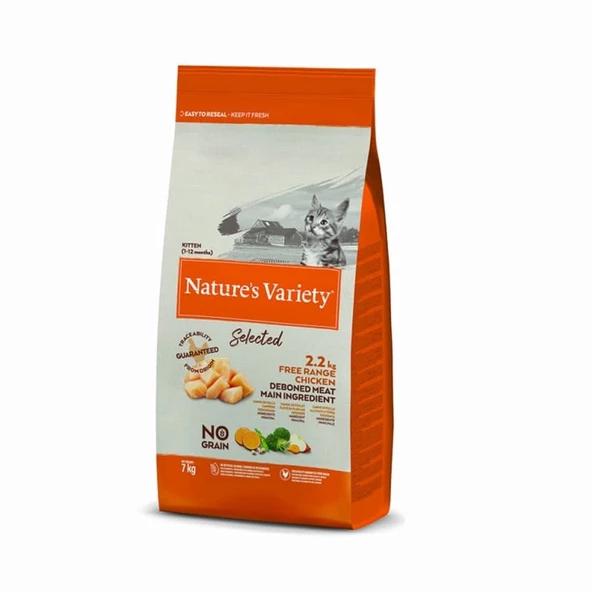 Nature's Variety Cat Kitten No Grain Free Range Chicken Tahılsız Yavru Kedi Maması 7 Kg ürün görseli