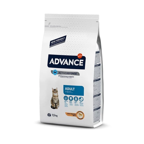 Advance Cat Adult Tavuklu Pirinçli Yetişkin Kedi Maması 1,5 Kg