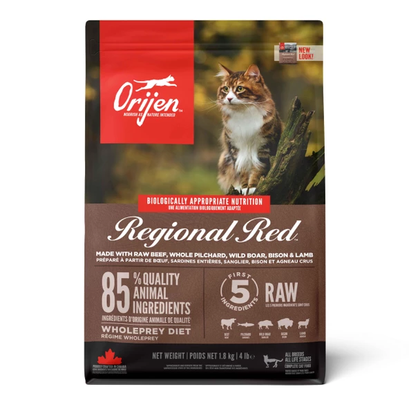 ORIJEN Regional Red Kedi Maması 1.8kg - Tüm ırk ve yaşam evreleri için