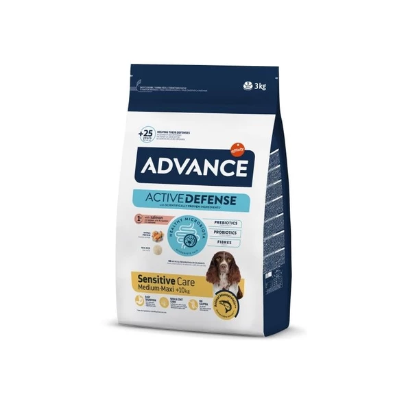 Advance Somonlu Yetişkin Hassas Köpek Maması 3 Kg