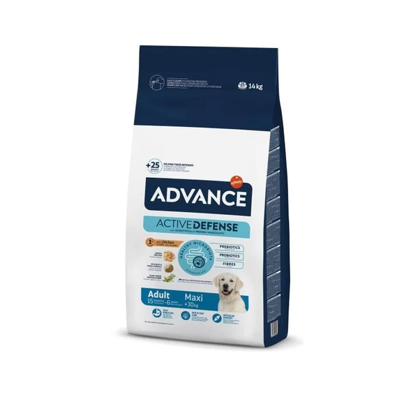 Advance Yetişkin İri Irk Tavuklu Köpek Maması 14 Kg