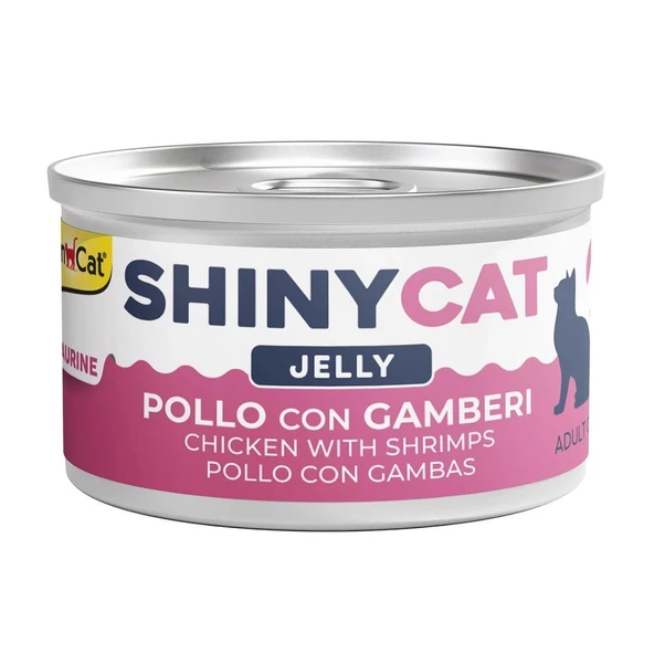 GimCat Shinycat Tavuklu ve Karidesli Kedi Konservesi 70gr ürün görseli