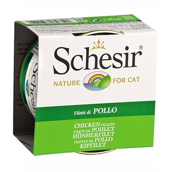 Schesir C160 Pollo Jelly Tavuk Fileto Kedi Konservesi 85 Gr